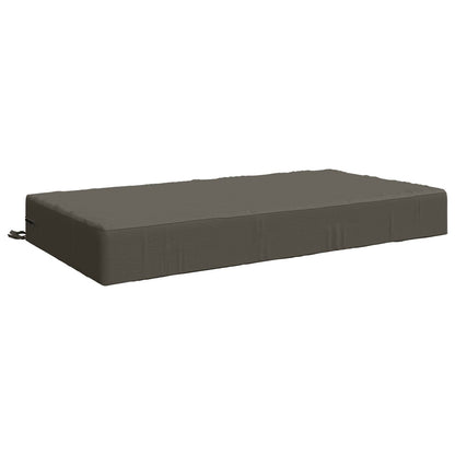 Seat Cushion SOEST 100% Polyester Grey 120 x 80 x 15 cm