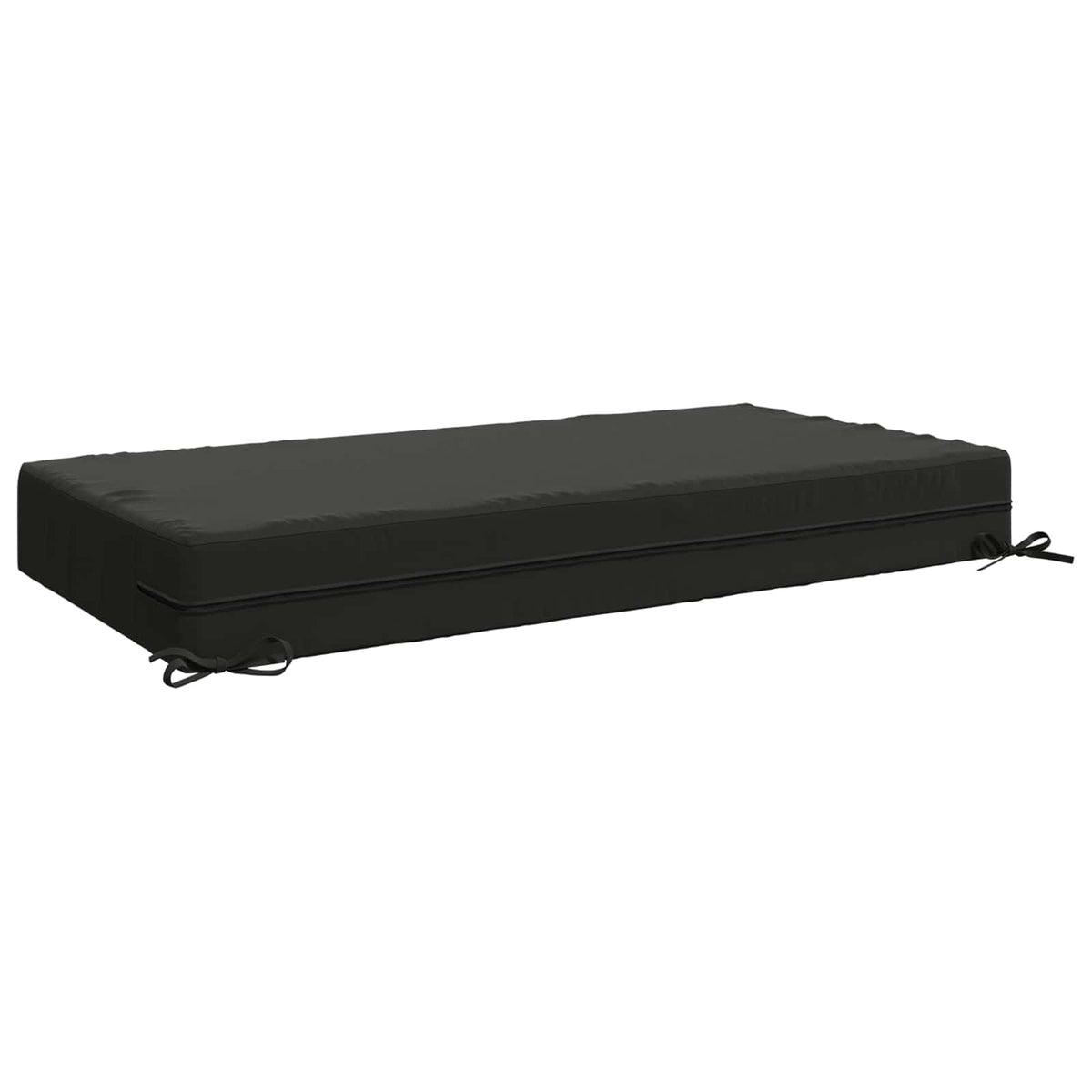 Seat Cushion SOEST 100% Polyester Anthracite 120 x 80 x 15 cm