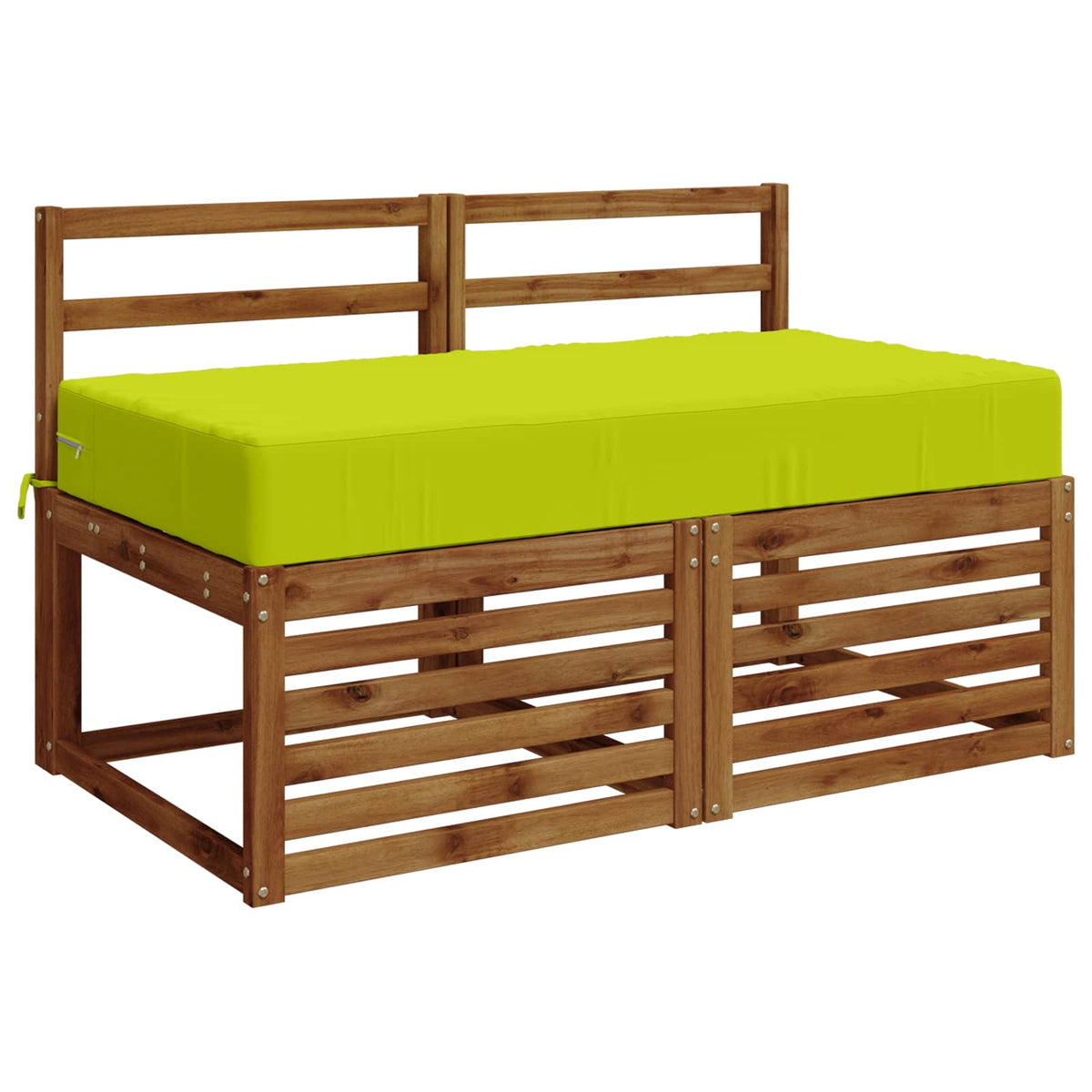 Seat Cushion SOEST 100% Polyester Bright green 120 x 80 x 15 cm