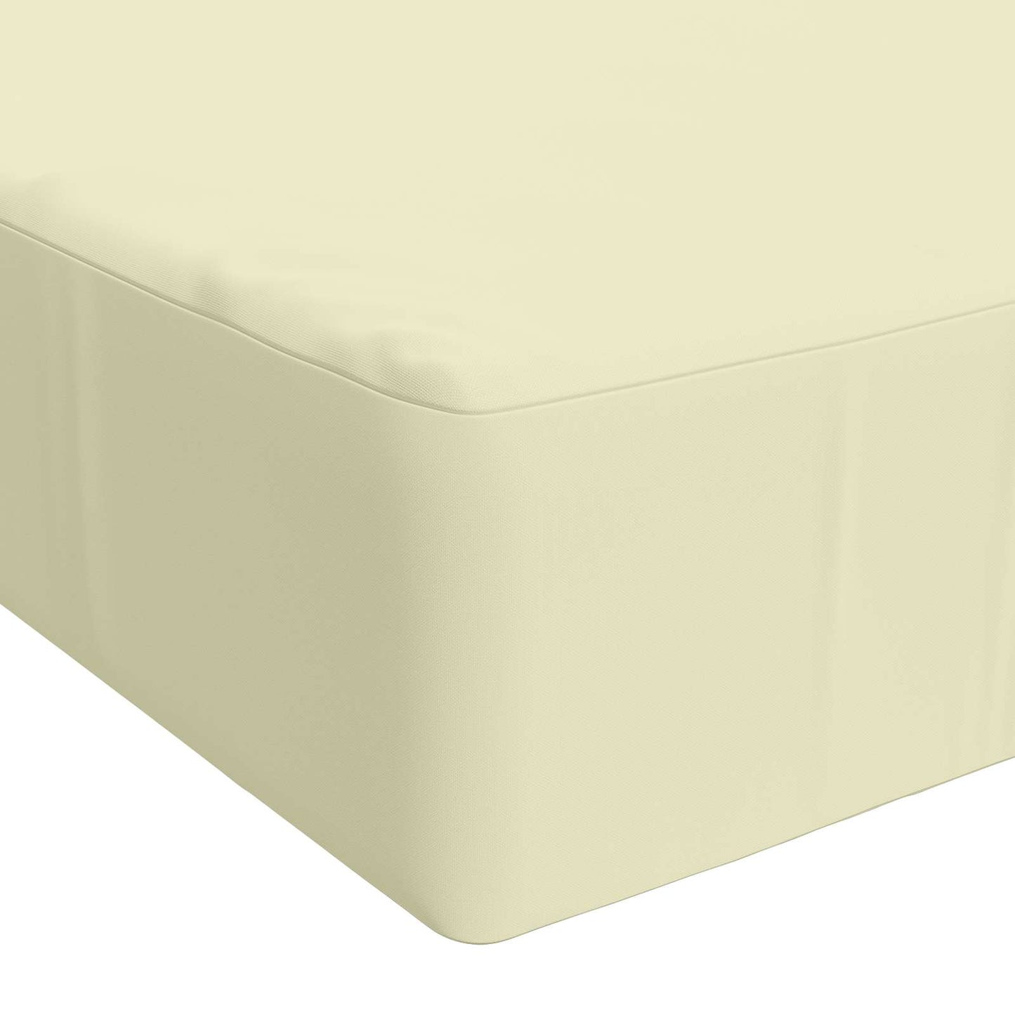 Seat Cushion SOEST 100% Polyester Cream 120 x 80 x 15 cm