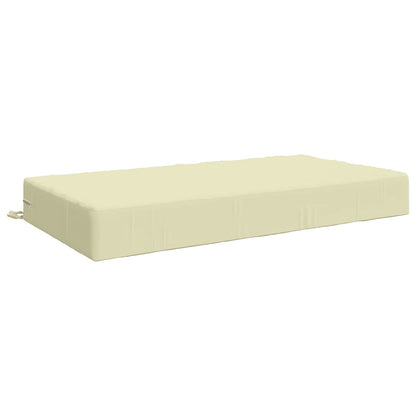 Seat Cushion SOEST 100% Polyester Cream 120 x 80 x 15 cm
