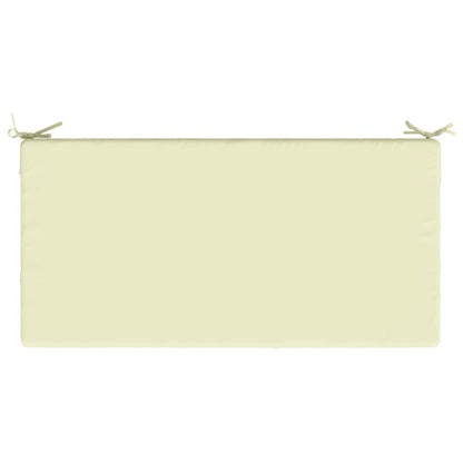 Seat Cushion SOEST 100% Polyester Cream 120 x 80 x 15 cm