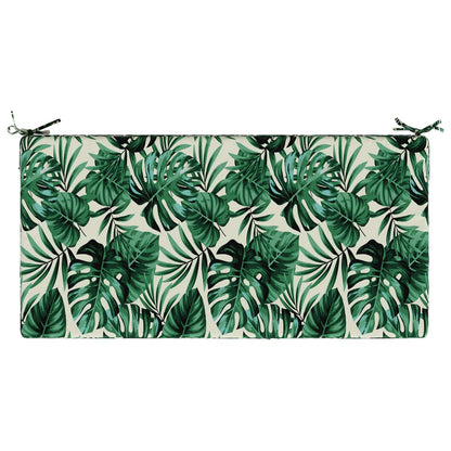 Seat Cushion SOEST 100% Polyester Leaf pattern 120 x 80 x 15 cm