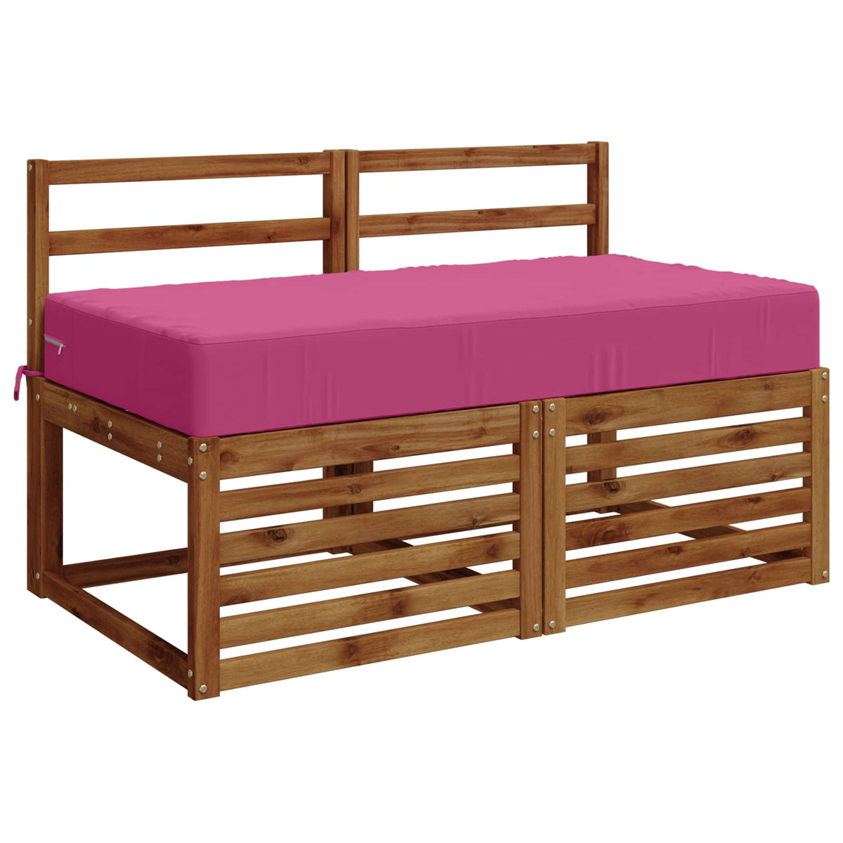 Seat Cushion SOEST 100% Polyester Pink 120 x 80 x 15 cm