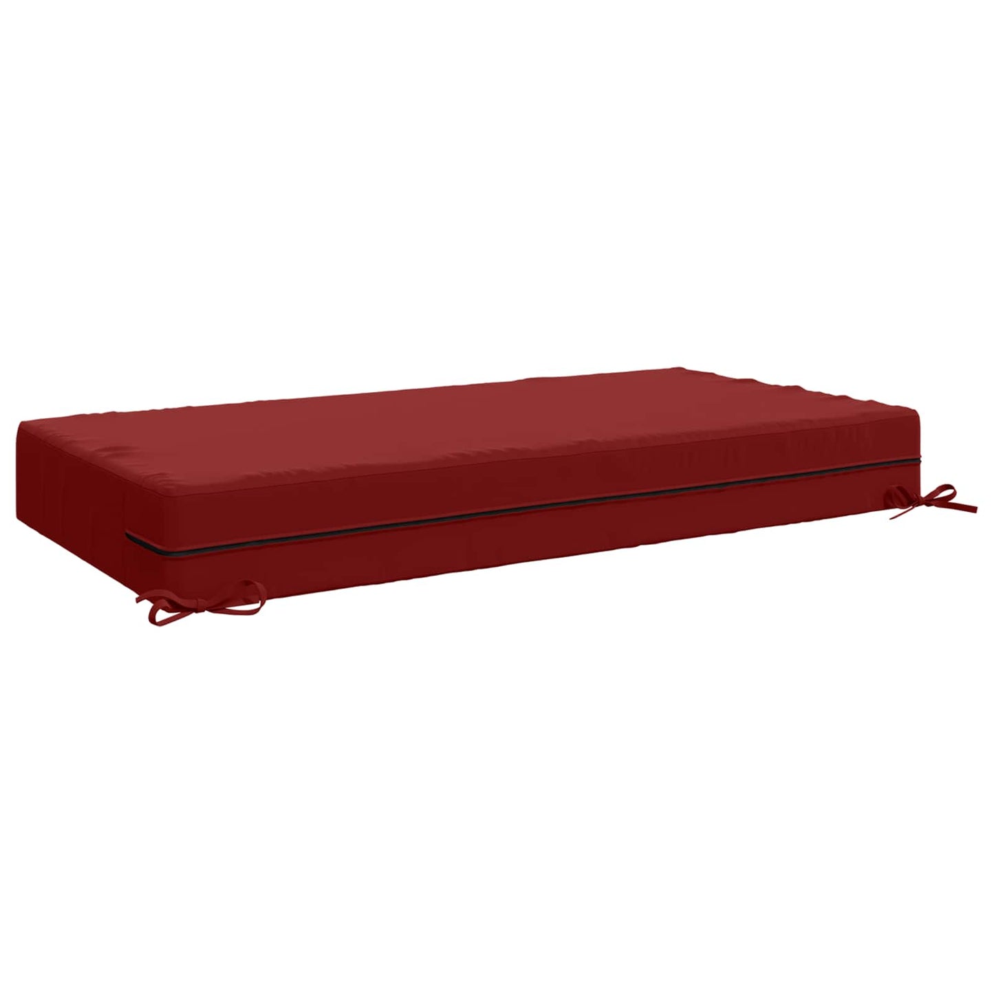 Seat Cushion SOEST 100% Polyester Wine red 120 x 80 x 15 cm