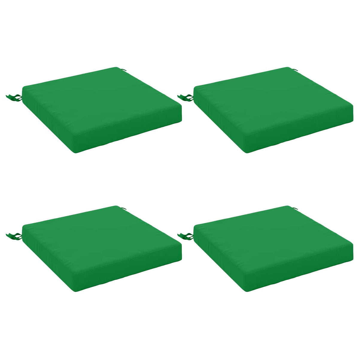 4-Piece Seat Cushions SOEST 4 pcs 100% Polyester Green