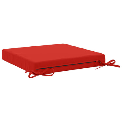 4-Piece Seat Cushions SOEST 4 pcs 100% Polyester Red