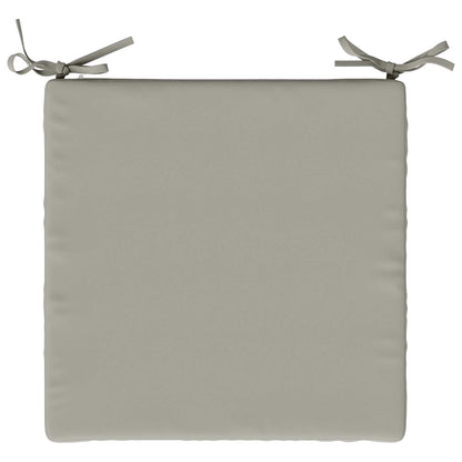 4-Piece Seat Cushions SOEST 4 pcs 100% Polyester Grey