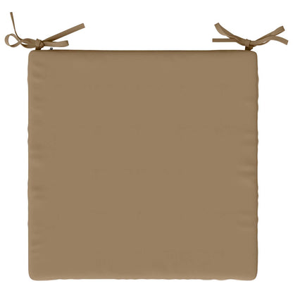 4-Piece Seat Cushions SOEST 4 pcs 100% Polyester Taupe