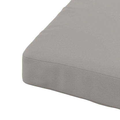 4-Piece Seat Cushions SOEST 4 pcs 100% Polyester Grey