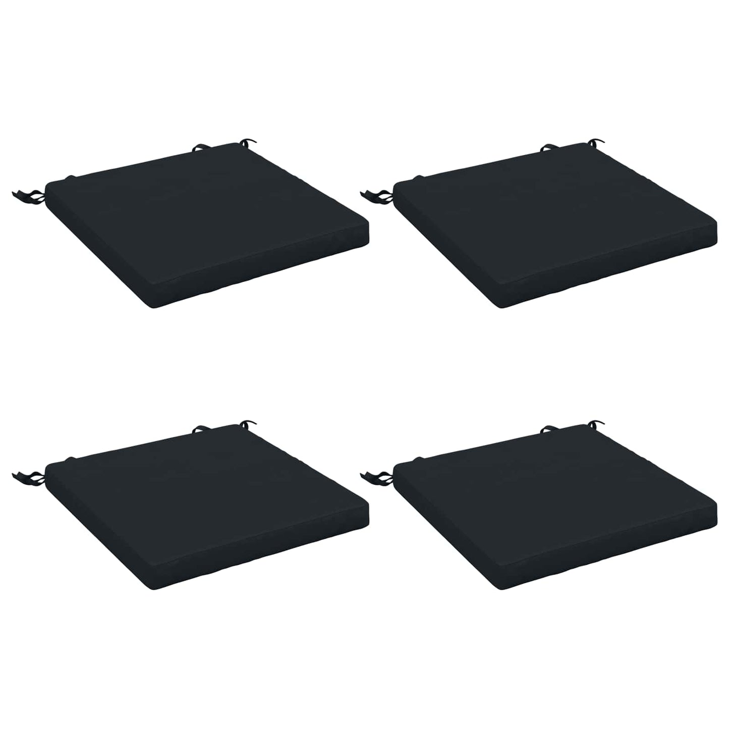 4-Piece Seat Cushions SOEST 4 pcs 100% Polyester Dark Blue