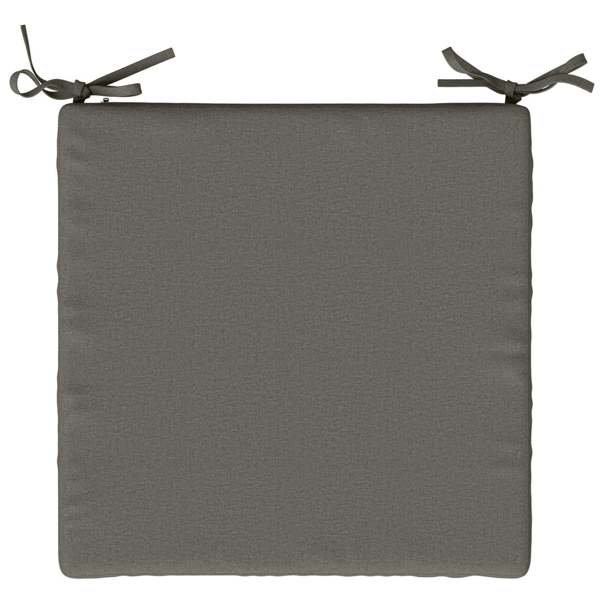 4-Piece Seat Cushions SOEST 4 pcs 100% Polyester Grey