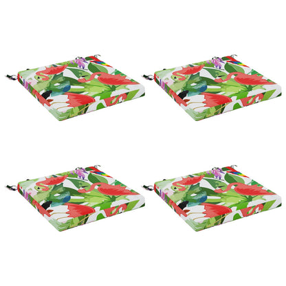 4-Piece Seat Cushions SOEST 4 pcs 100% Polyester Multicolour