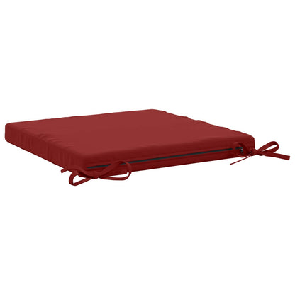 4-Piece Seat Cushions SOEST 4 pcs 100% Polyester Wine Red