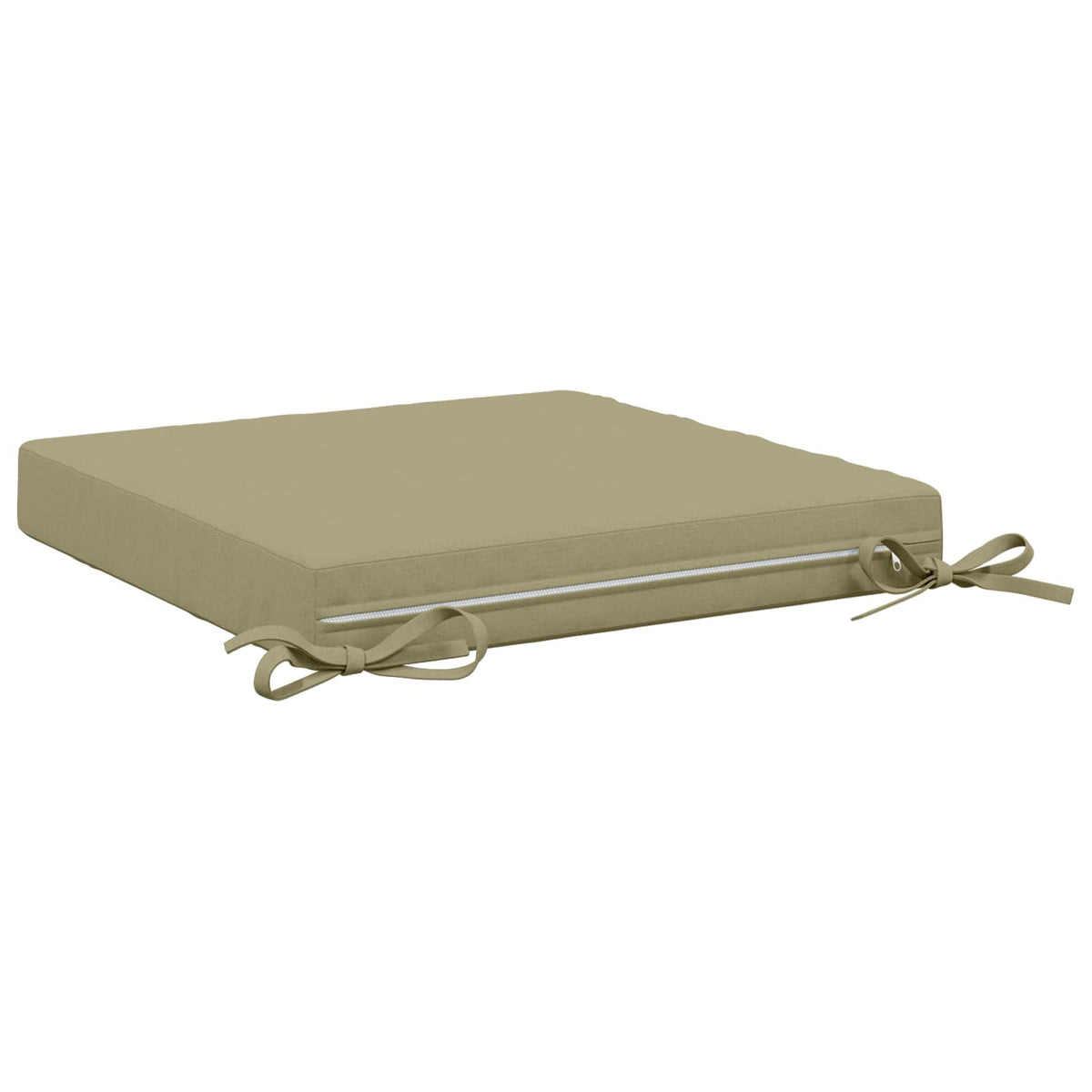 4-Piece Seat Cushions SOEST 4 pcs 100% Polyester Light Green