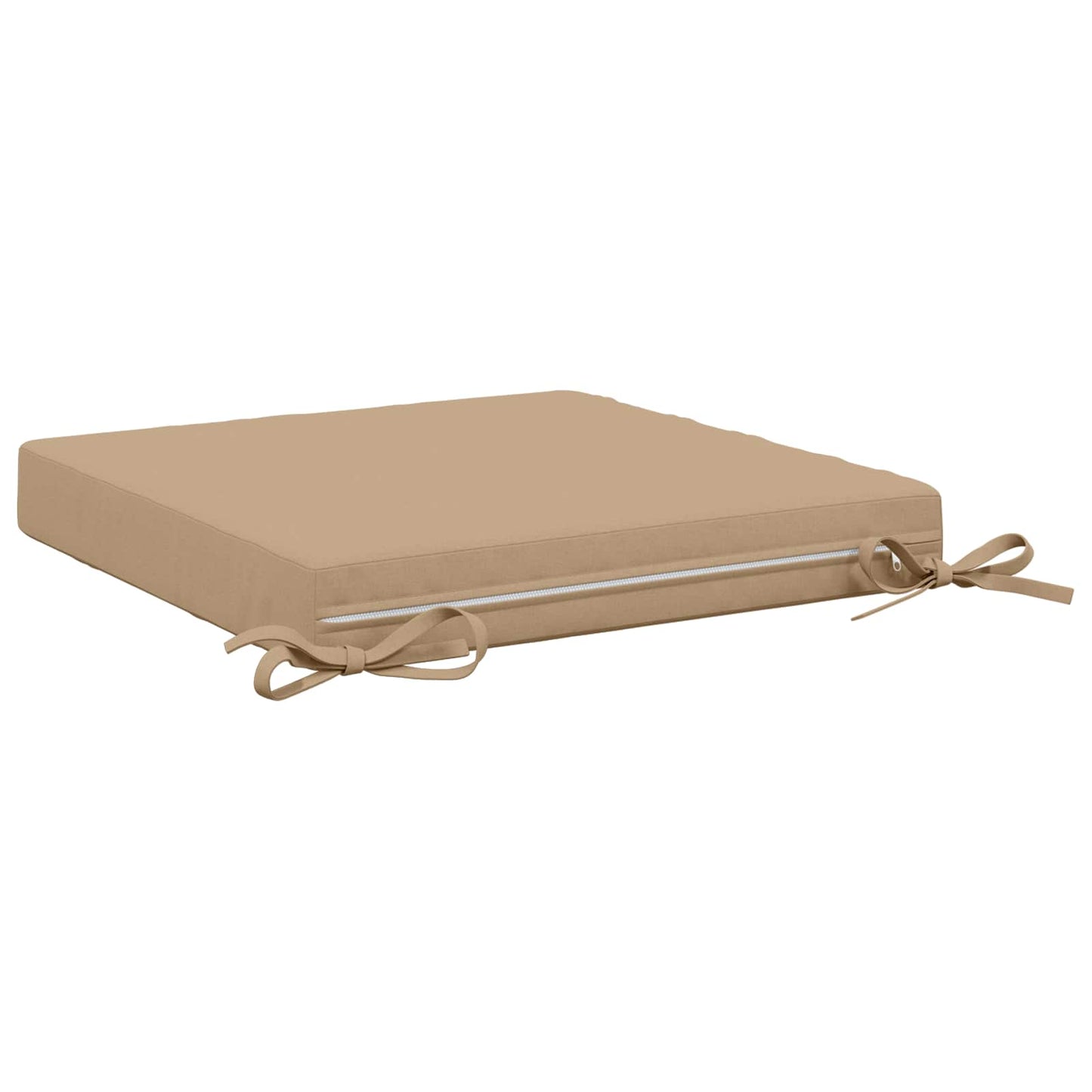 4-Piece Seat Cushions SOEST 4 pcs 100% Polyester Sand