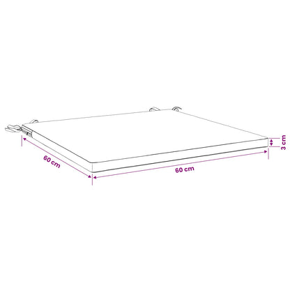 4-Piece Seat Cushions SOEST 4 pcs 100% Polyester Multicolour