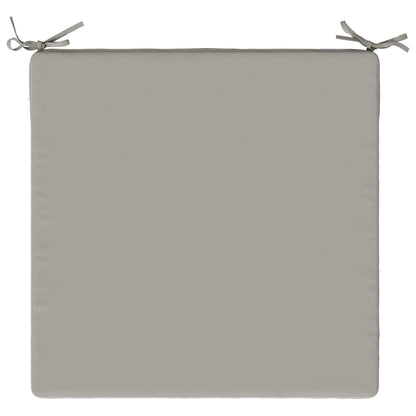 4-Piece Seat Cushions SOEST 4 pcs 100% Polyester Grey