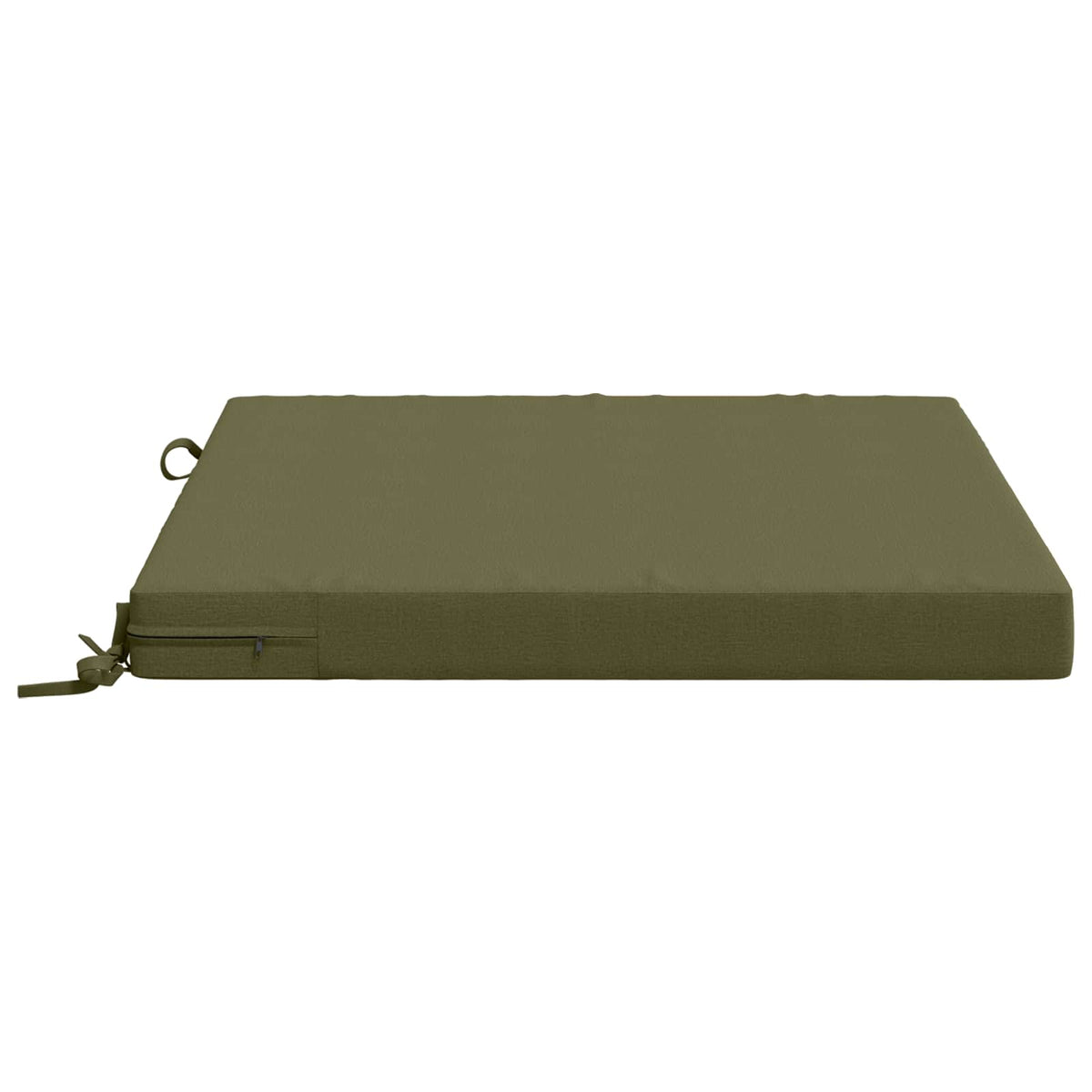 Seat Cushions SOEST 4 pcs 100% Polyester Olive Green