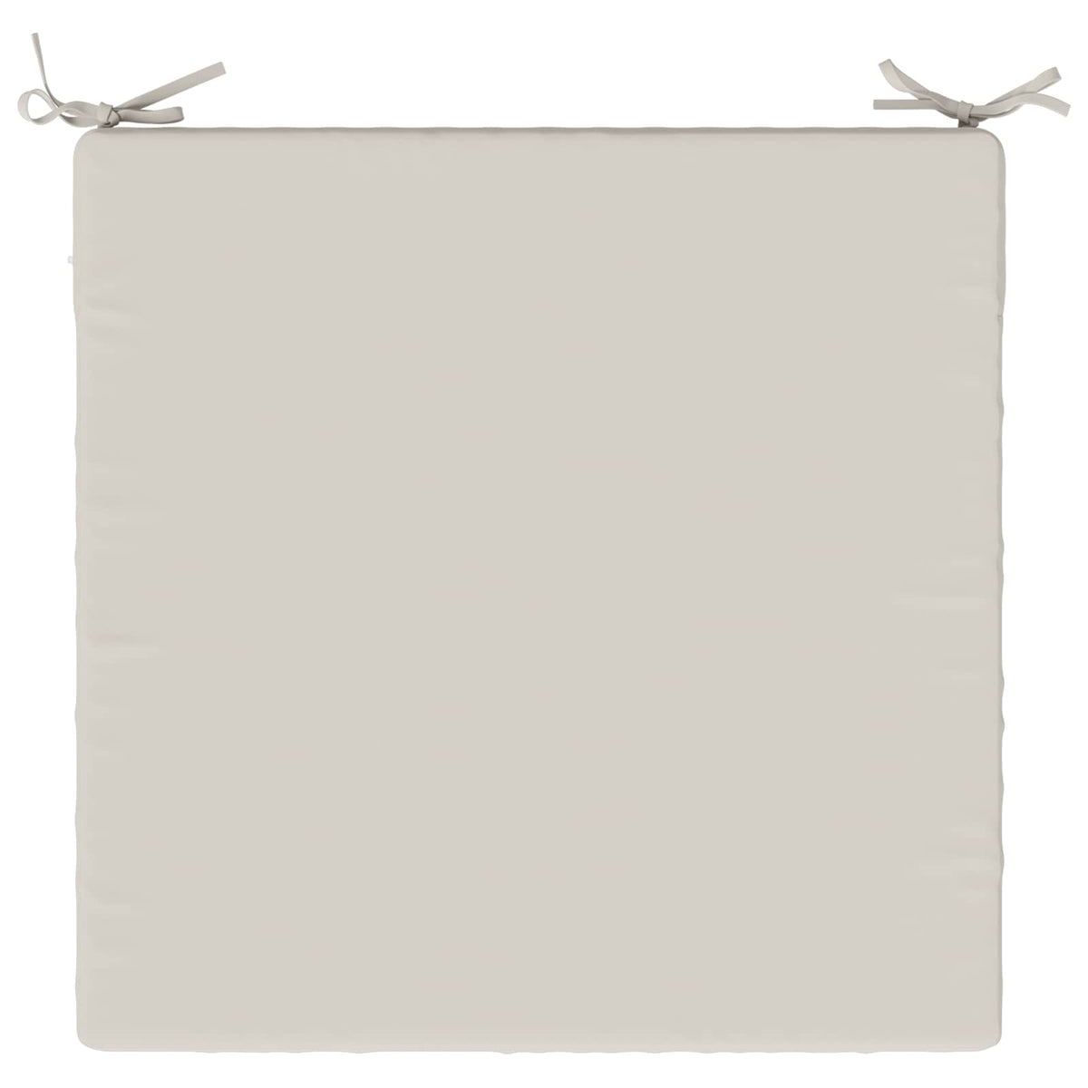 Seat Cushions SOEST 4 pcs 100% Polyester White 60 x 60 x 7 cm
