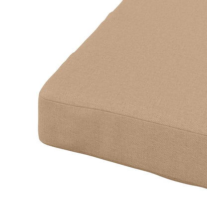 Seat Cushions SOEST 4 pcs 100% Polyester Sand 60 x 60 x 7 cm