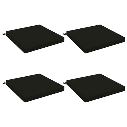 4-Piece Seat Cushions SOEST 4 pcs 100% Polyester Black