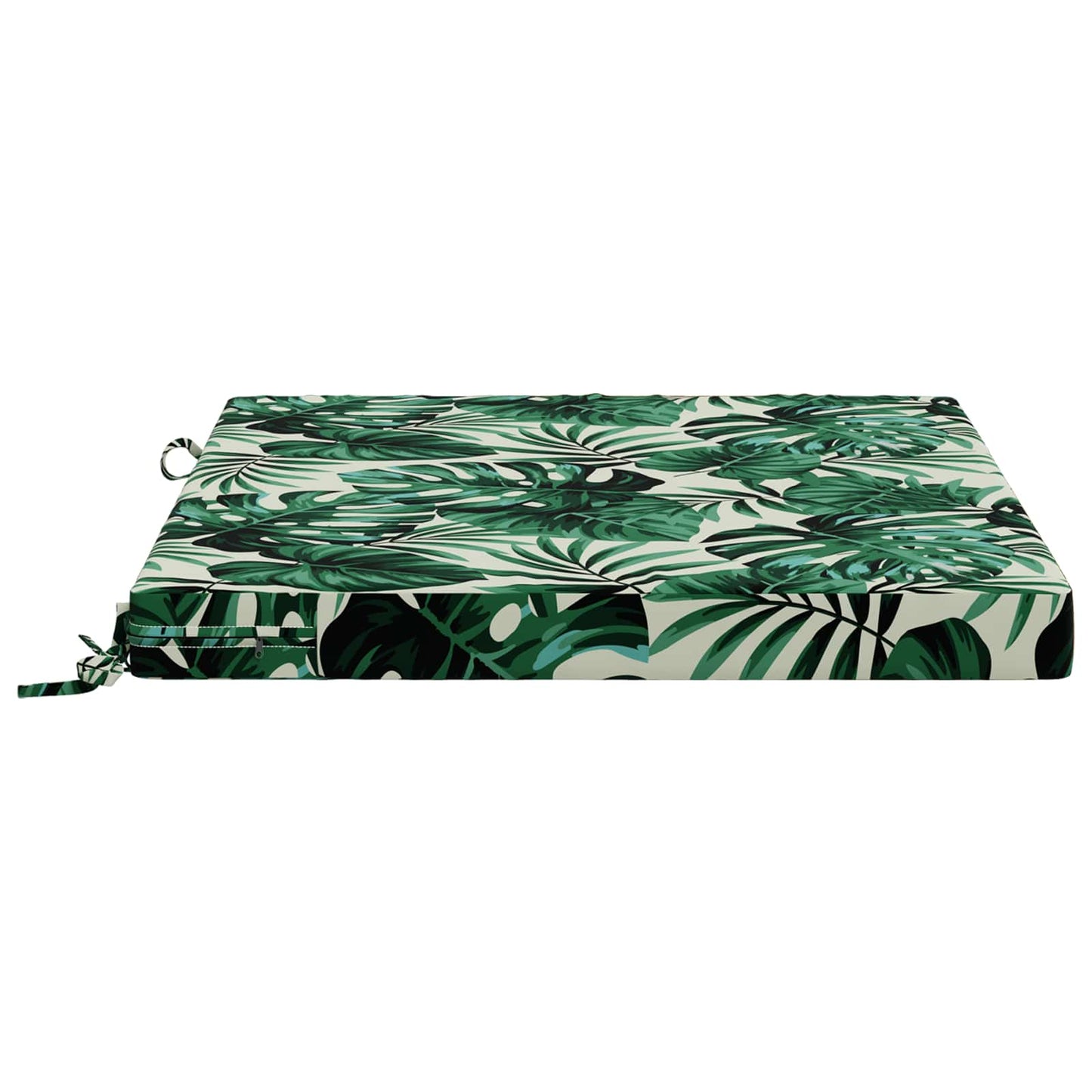 4-Piece Seat Cushions SOEST 4 pcs 100% Polyester Leaf Pattern