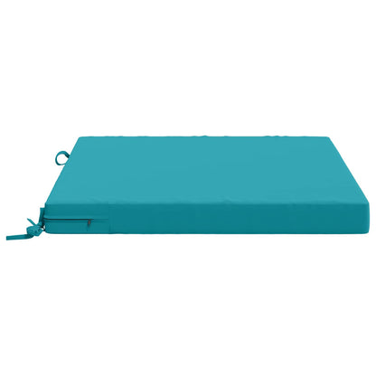 Seat Cushions SOEST 4 pcs 100% Polyester Turquoise