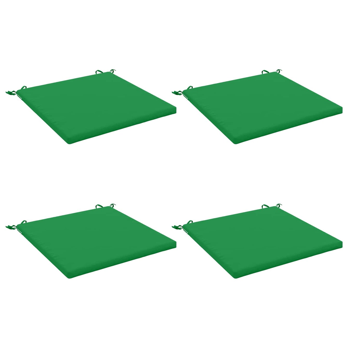 4-Piece Seat Cushions SOEST 4 pcs 100% Polyester Green