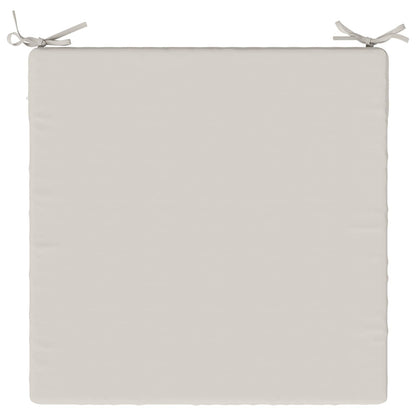 Seat Cushions SOEST 4 pcs 100% Polyester White 70 x 70 x 5 cm