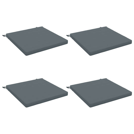 4-Piece Seat Cushions SOEST 4 pcs 100% Polyester Blue