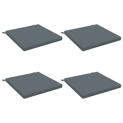 Seat Cushions SOEST 4 pcs 100% Polyester Blue 70 x 70 x 5 cm