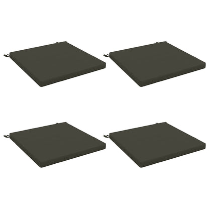 Seat Cushions SOEST 4 pcs 100% Polyester Anthracite