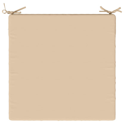 Seat Cushions SOEST 4 pcs 100% Polyester Cream 70 x 70 x 5 cm