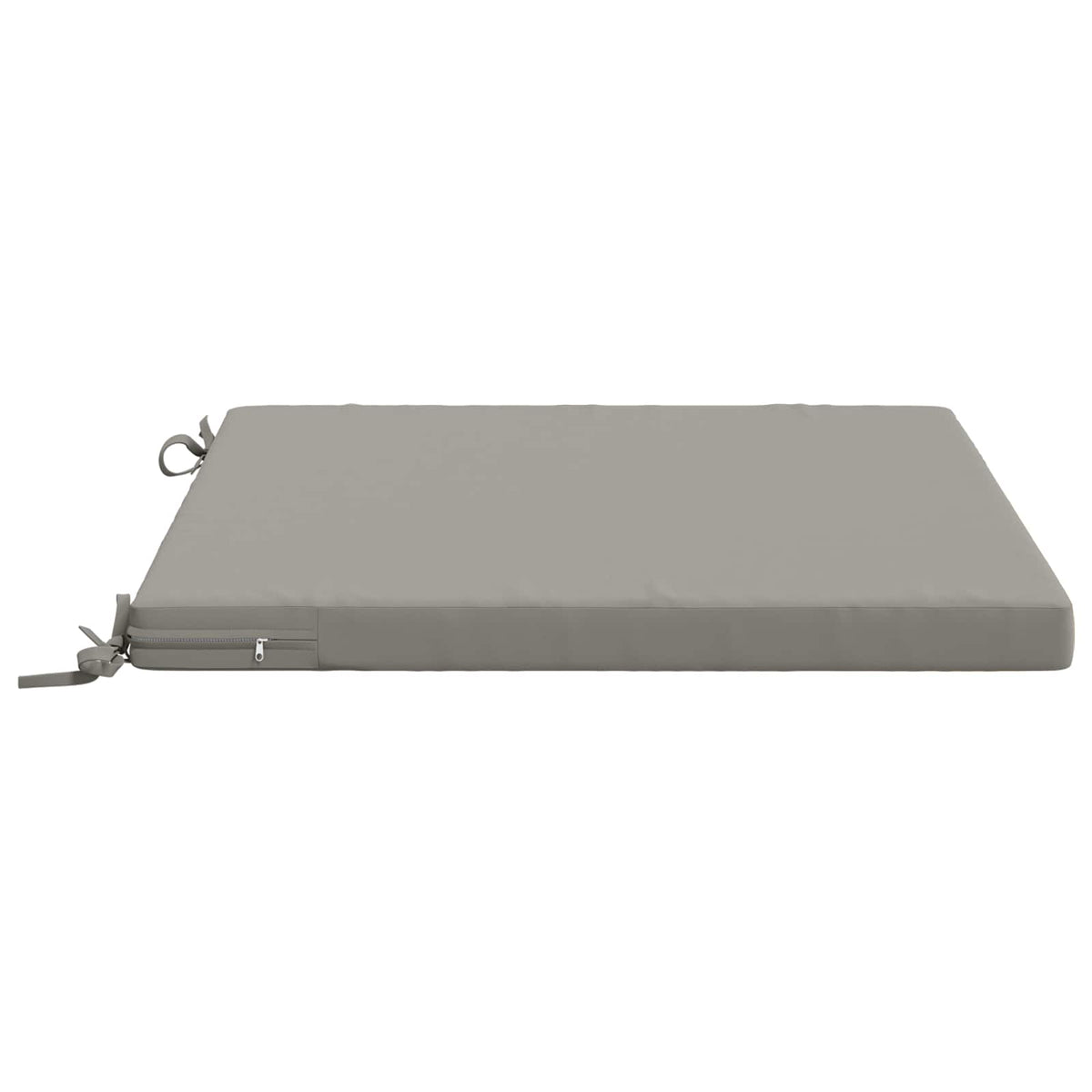 4-Piece Seat Cushions SOEST 4 pcs 100% Polyester Grey