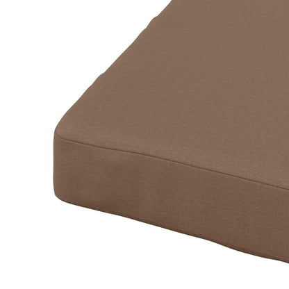 Seat Cushions SOEST 4 pcs 100% Polyester Taupe 70 x 70 x 7 cm