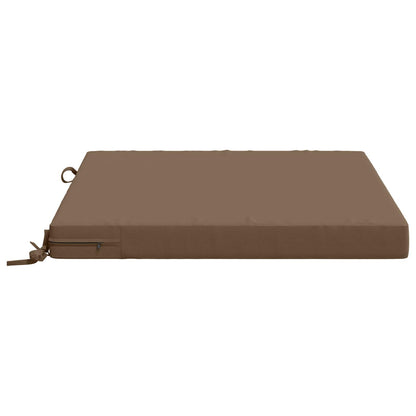 Seat Cushions SOEST 4 pcs 100% Polyester Taupe 70 x 70 x 7 cm