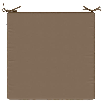 Seat Cushions SOEST 4 pcs 100% Polyester Taupe 70 x 70 x 7 cm
