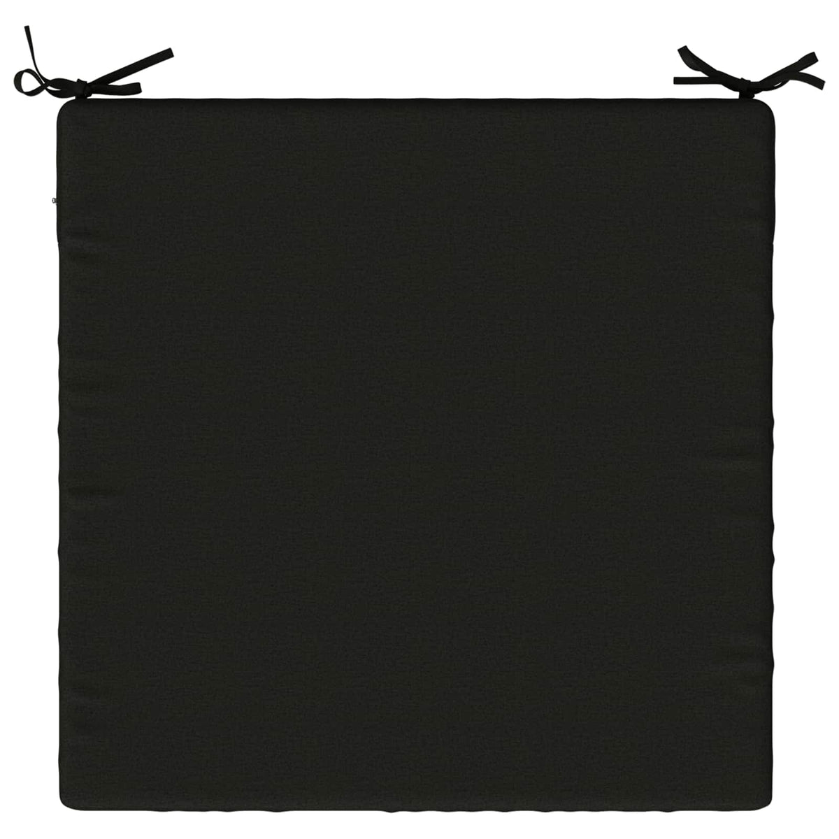 Seat Cushions SOEST 4 pcs 100% Polyester Black 70 x 70 x 7 cm