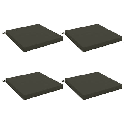 Seat Cushions SOEST 4 pcs 100% Polyester Anthracite