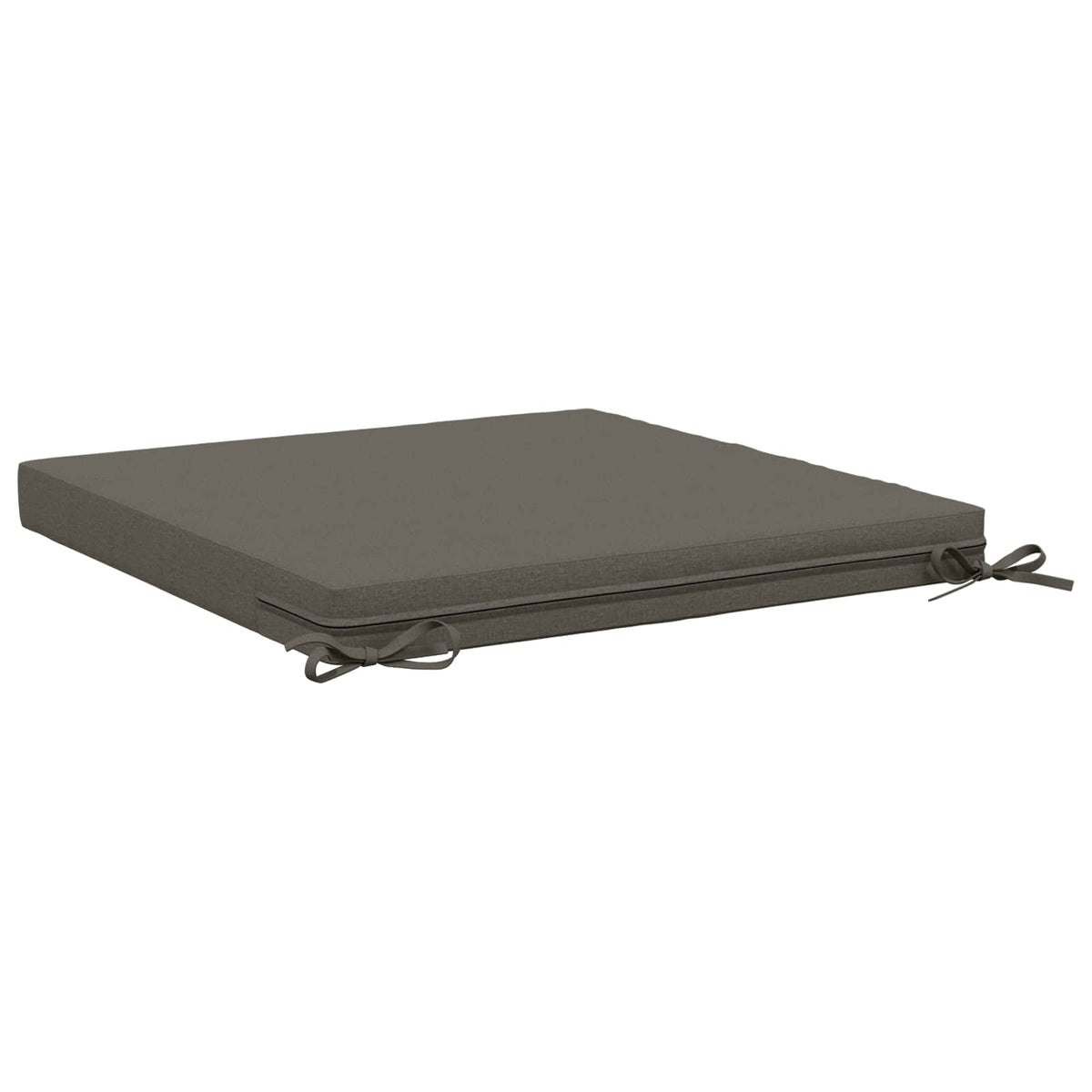 4-Piece Seat Cushions SOEST 4 pcs 100% Polyester Grey