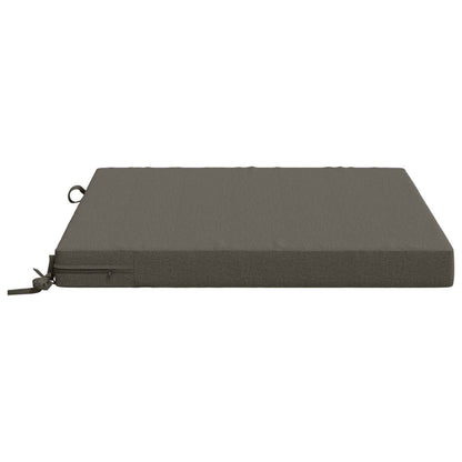 Seat Cushions SOEST 4 pcs 100% Polyester Grey 70 x 70 x 7 cm