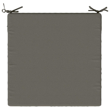 Seat Cushions SOEST 4 pcs 100% Polyester Grey 70 x 70 x 7 cm