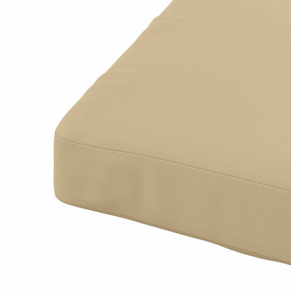 Seat Cushions SOEST 4 pcs 100% Polyester Beige 70 x 70 x 7 cm