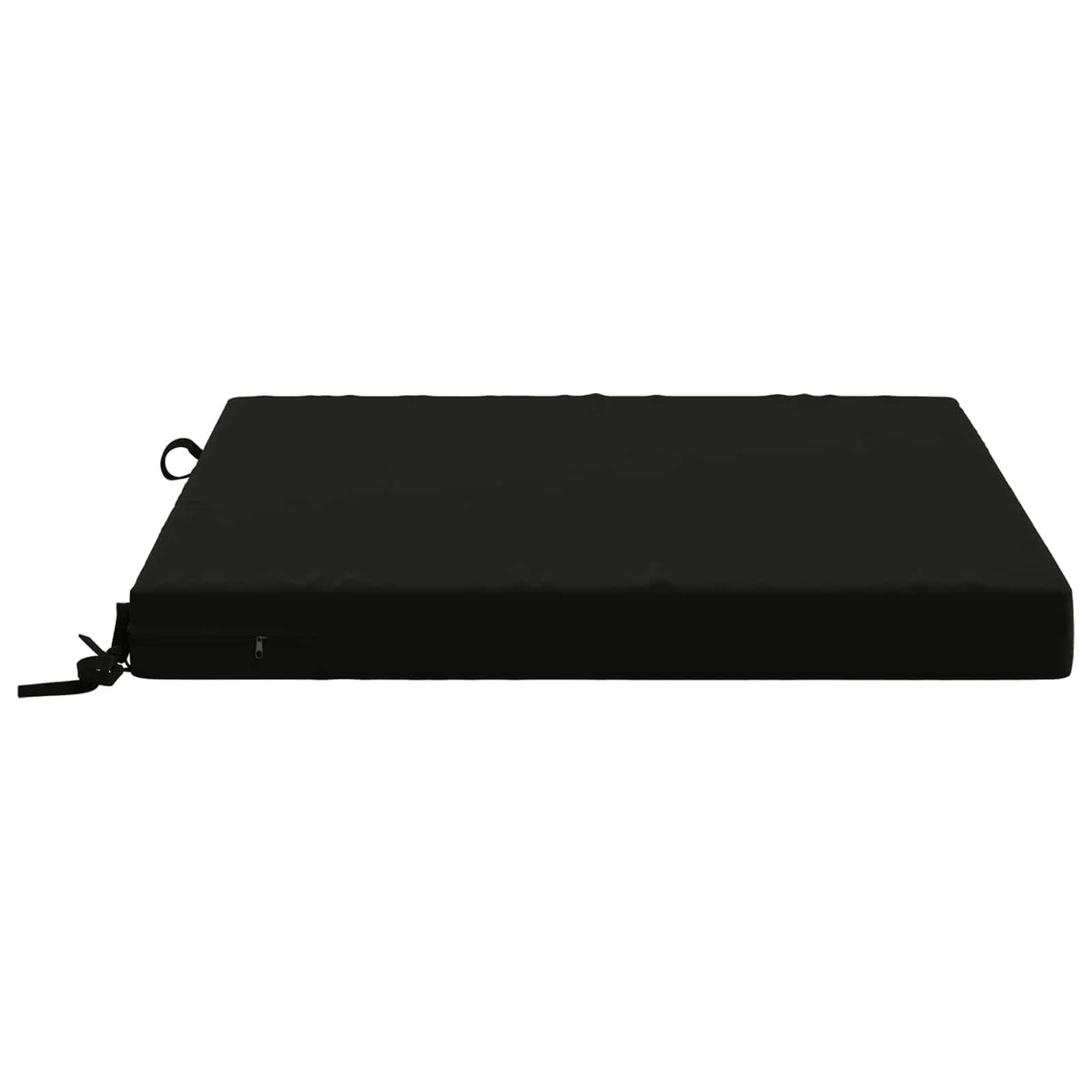 Seat Cushions SOEST 4 pcs 100% Polyester Black 70 x 70 x 7 cm