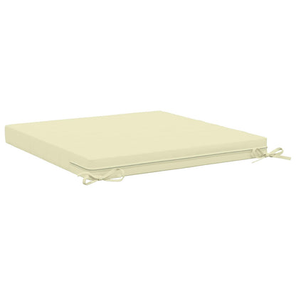Seat Cushions SOEST 4 pcs 100% Polyester Cream 70 x 70 x 7 cm