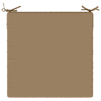4-Piece Seat Cushions SOEST 4 pcs 100% Polyester Taupe