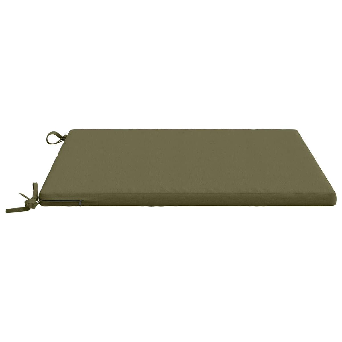 Seat Cushions SOEST 4 pcs 100% Polyester Olive Green