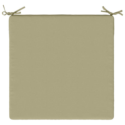 Seat Cushions SOEST 4 pcs 100% Polyester Light Green
