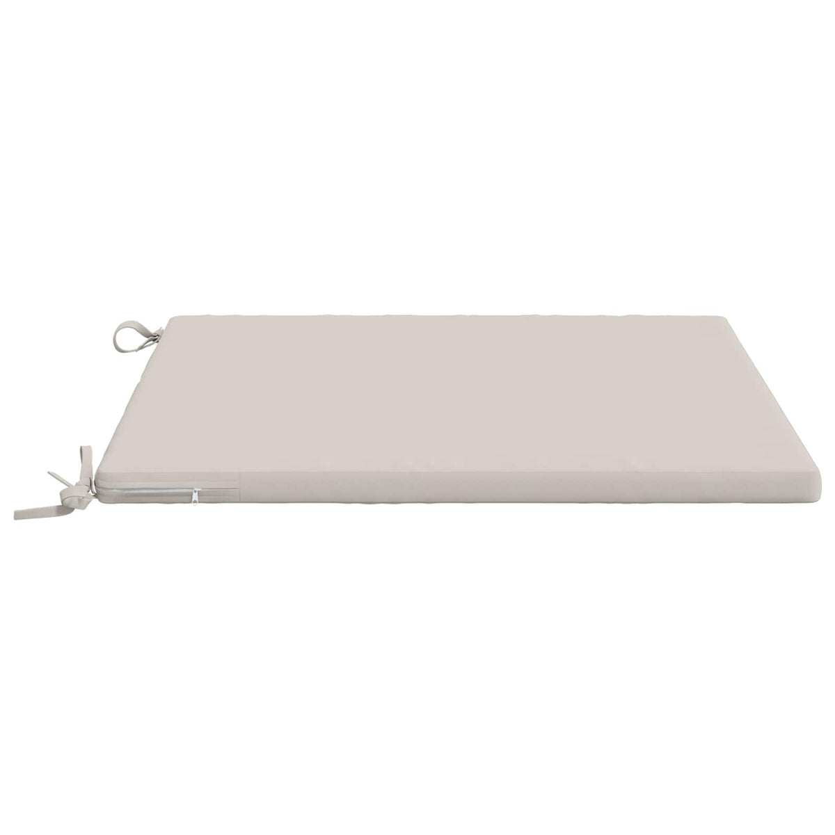 Seat Cushions SOEST 4 pcs 100% Polyester White 80 x 80 x 3 cm